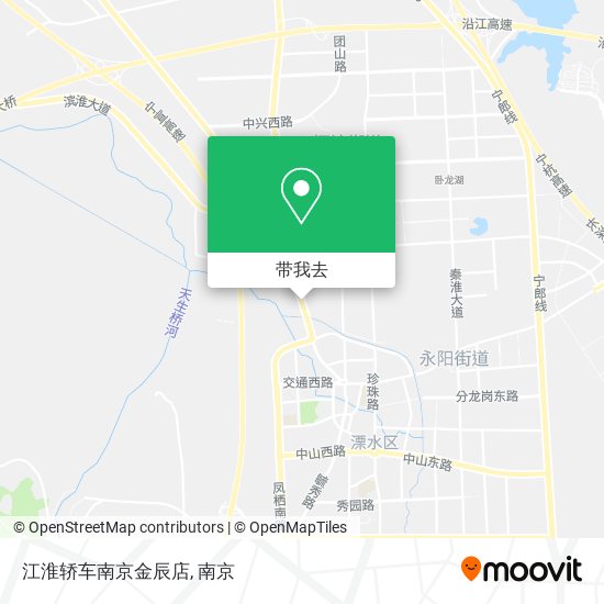 江淮轿车南京金辰店地图