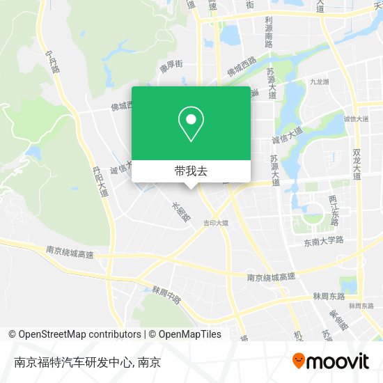 南京福特汽车研发中心地图