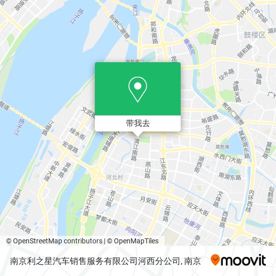 南京利之星汽车销售服务有限公司河西分公司地图