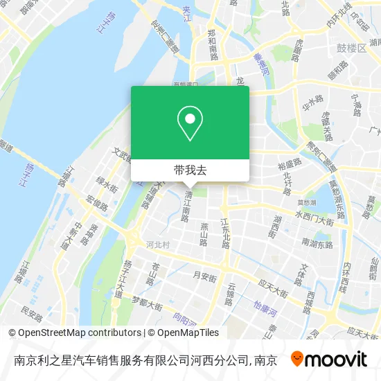 南京利之星汽车销售服务有限公司河西分公司地图