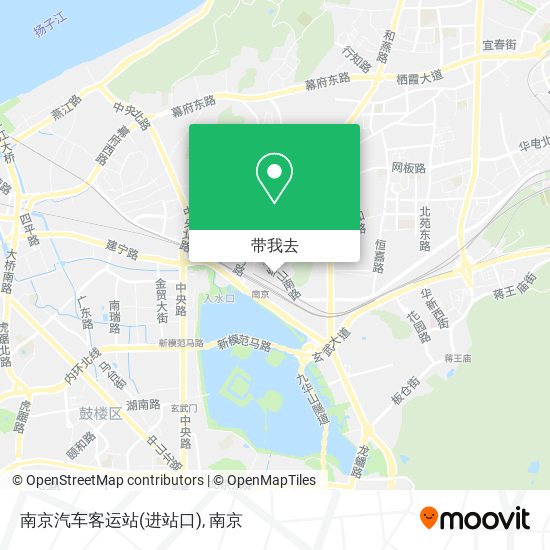 南京汽车客运站(进站口)地图