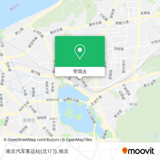 南京汽车客运站(北1门)地图