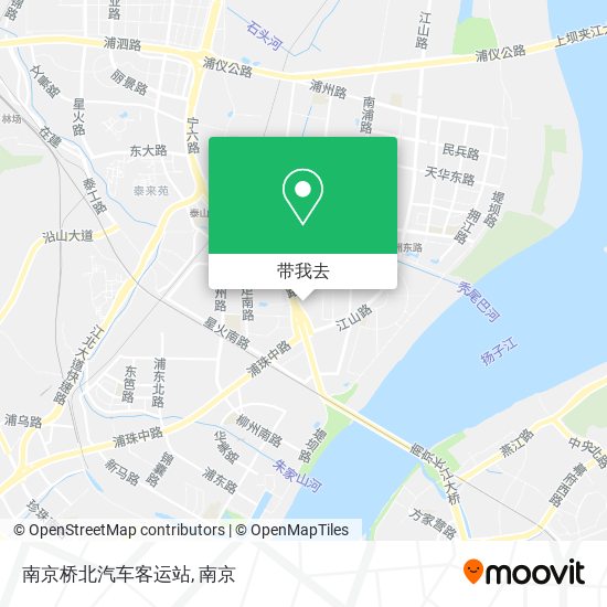 南京桥北汽车客运站地图