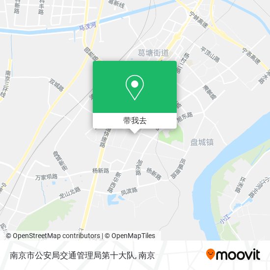 南京市公安局交通管理局第十大队地图