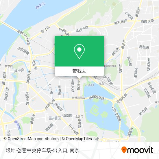 垠坤·创意中央停车场-出入口地图