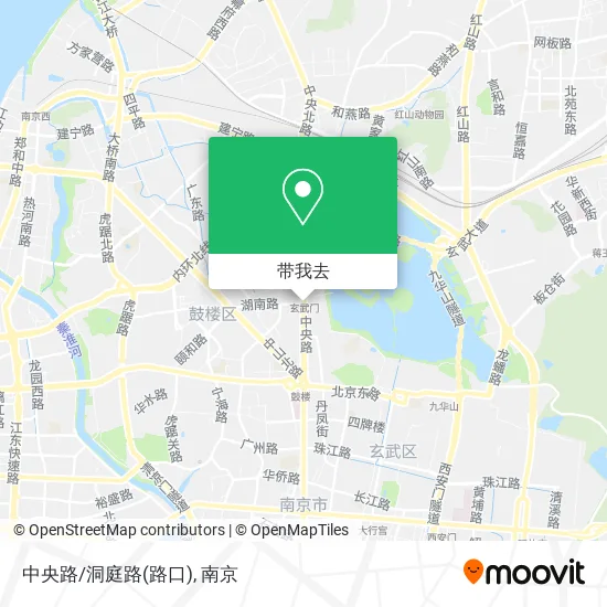 中央路/洞庭路(路口)地图