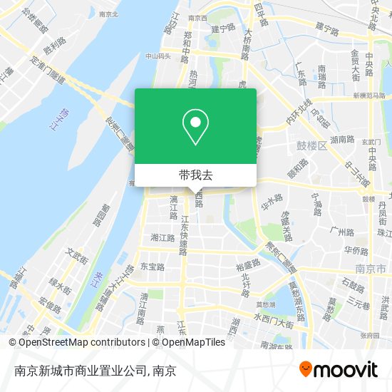 南京新城市商业置业公司地图