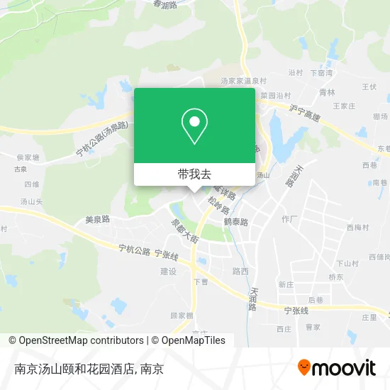 南京汤山颐和花园酒店地图
