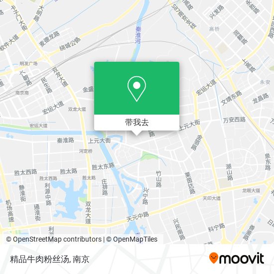 精品牛肉粉丝汤地图