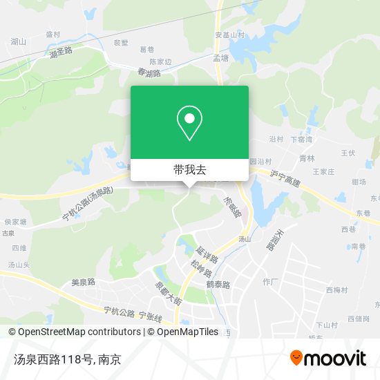 汤泉西路118号地图