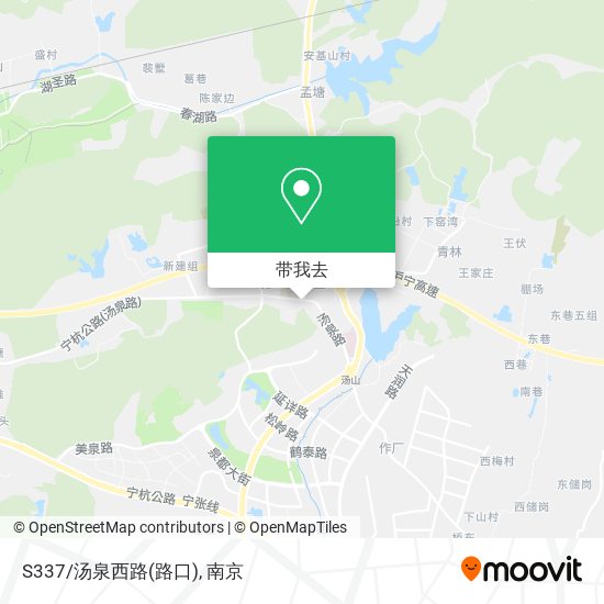 S337/汤泉西路(路口)地图