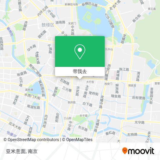 亚米意面地图