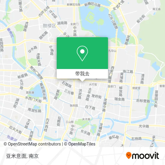 亚米意面地图