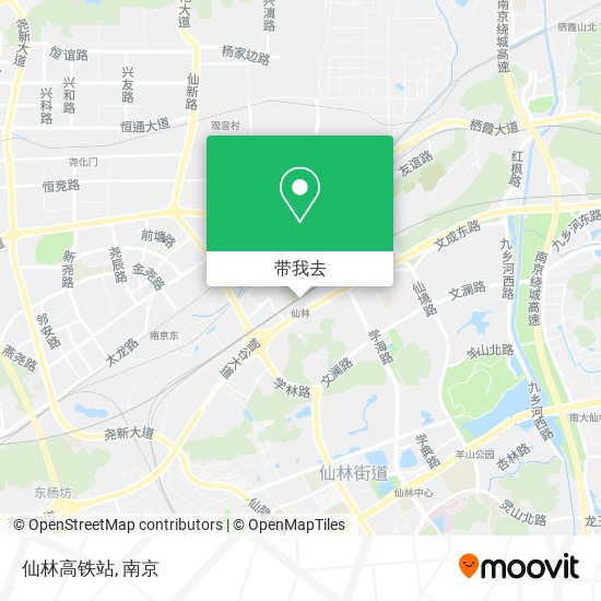 仙林高铁站地图