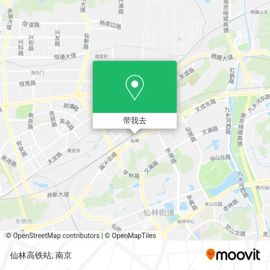 仙林高铁站地图