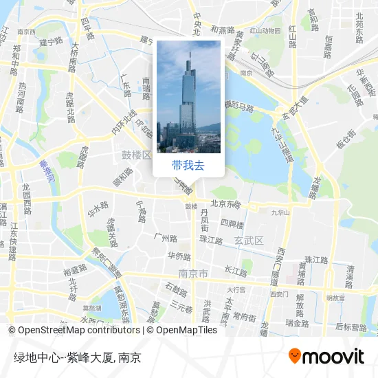 绿地中心-·紫峰大厦地图