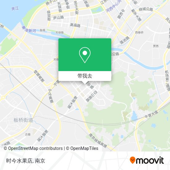 时今水果店地图