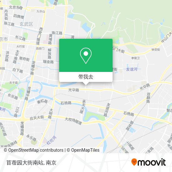 苜蓿园大街南站地图