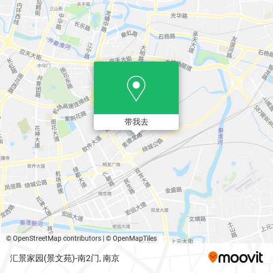 汇景家园(景文苑)-南2门地图
