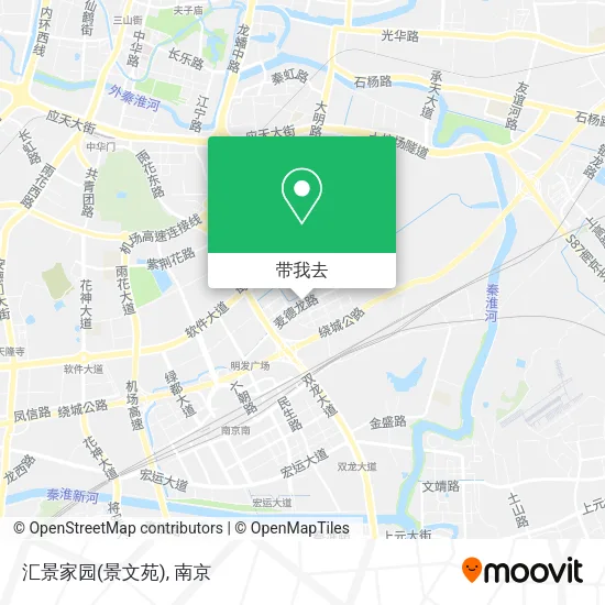 汇景家园(景文苑)地图