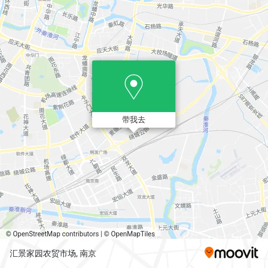 汇景家园农贸市场地图