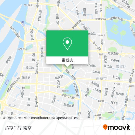 清凉兰苑地图