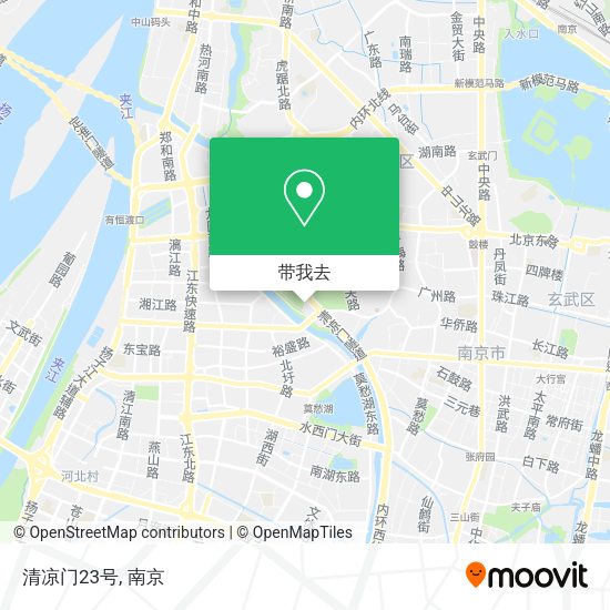 清凉门23号地图