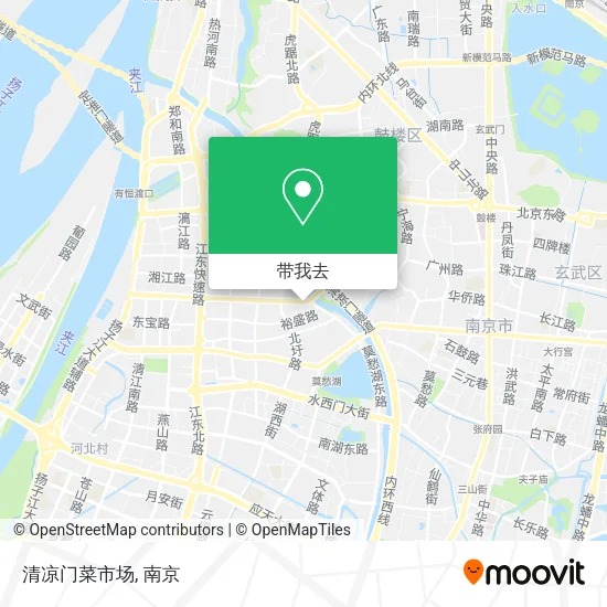 清凉门菜市场地图