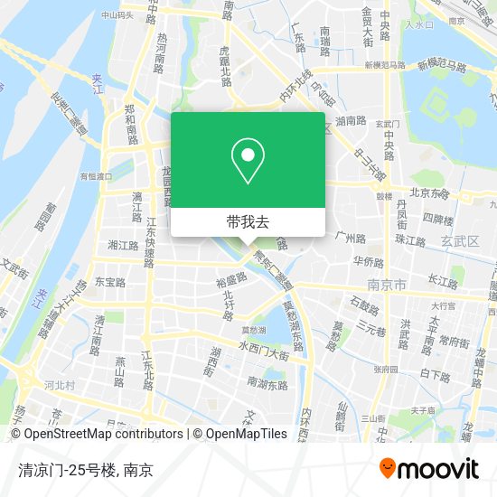 清凉门-25号楼地图