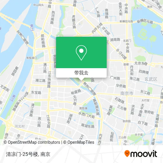 清凉门-25号楼地图