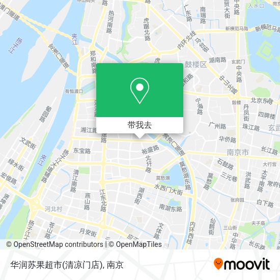 华润苏果超市(清凉门店)地图