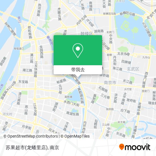 苏果超市(龙蟠里店)地图