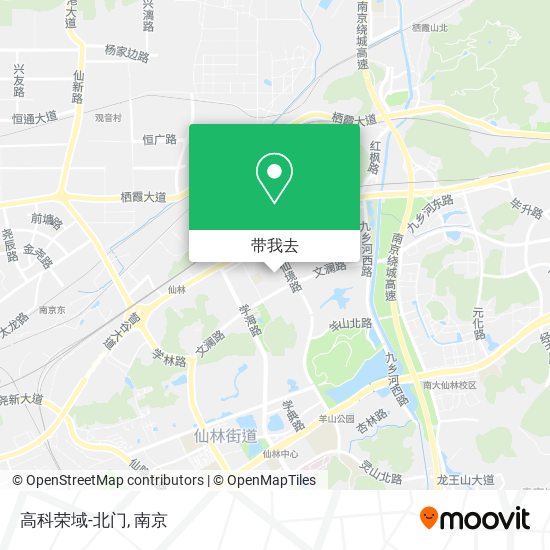 高科荣域-北门地图