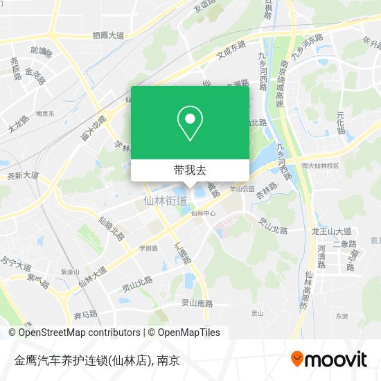 金鹰汽车养护连锁(仙林店)地图