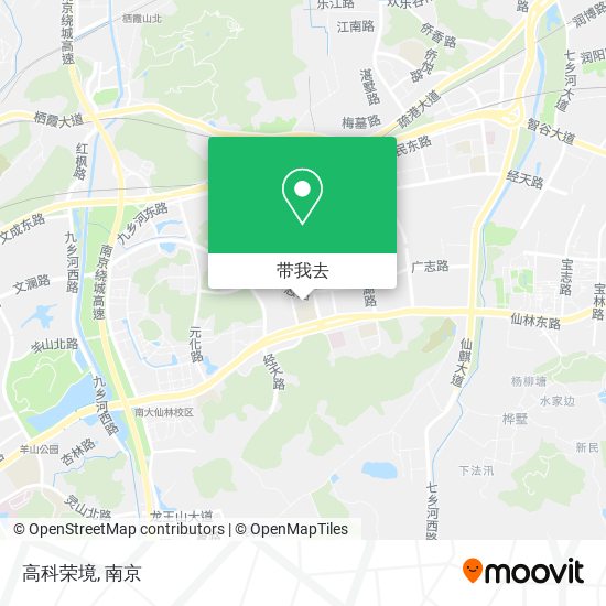 高科荣境地图