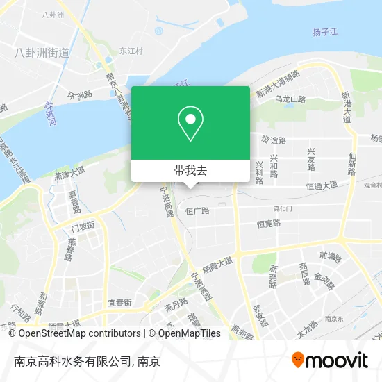 南京高科水务有限公司地图
