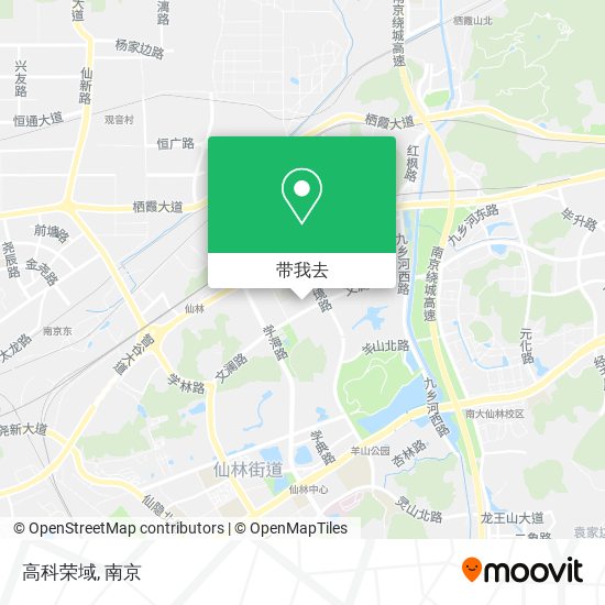 高科荣域地图