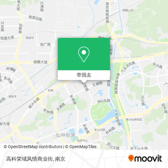 高科荣域风情商业街地图