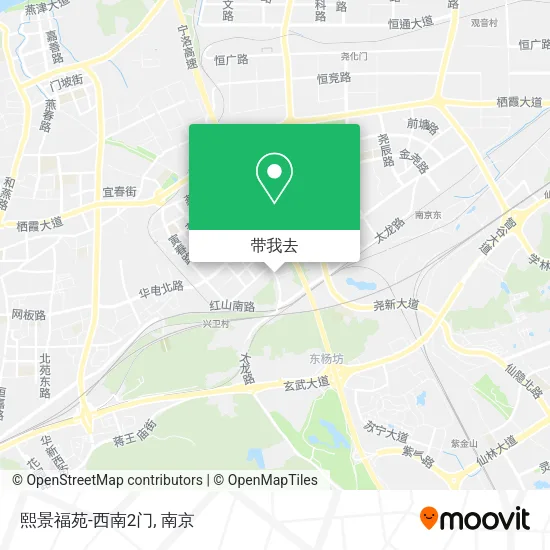 熙景福苑-西南2门地图