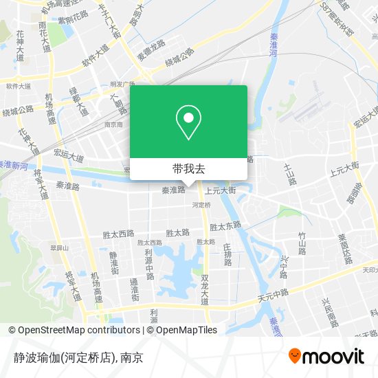 静波瑜伽(河定桥店)地图