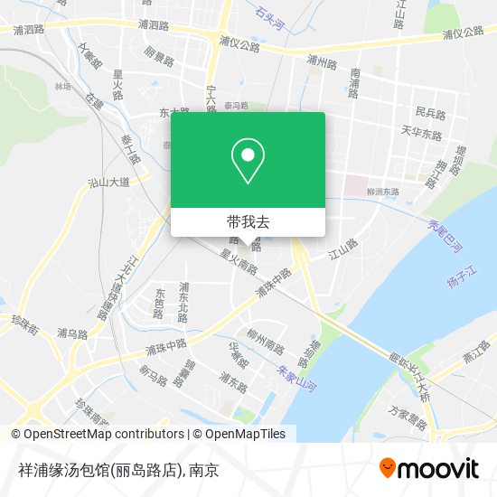 祥浦缘汤包馆(丽岛路店)地图