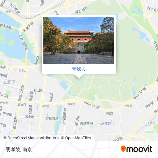 明孝陵地图