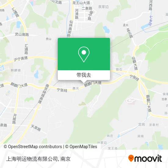 上海明运物流有限公司地图