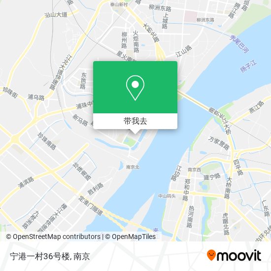 宁港一村36号楼地图