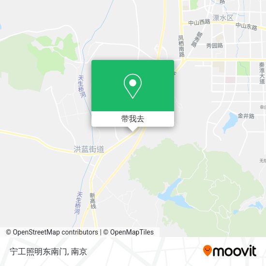 宁工照明东南门地图