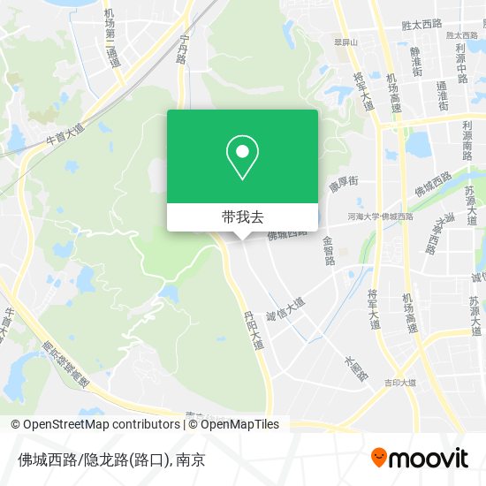 佛城西路/隐龙路(路口)地图