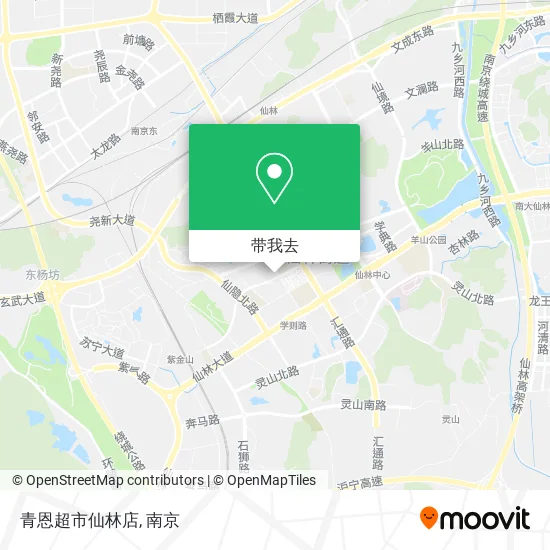 青恩超市仙林店地图