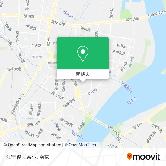 江宁俊阳茶业地图