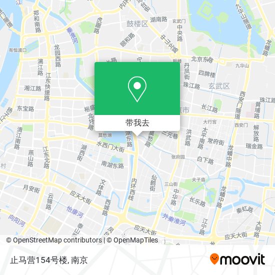止马营154号楼地图