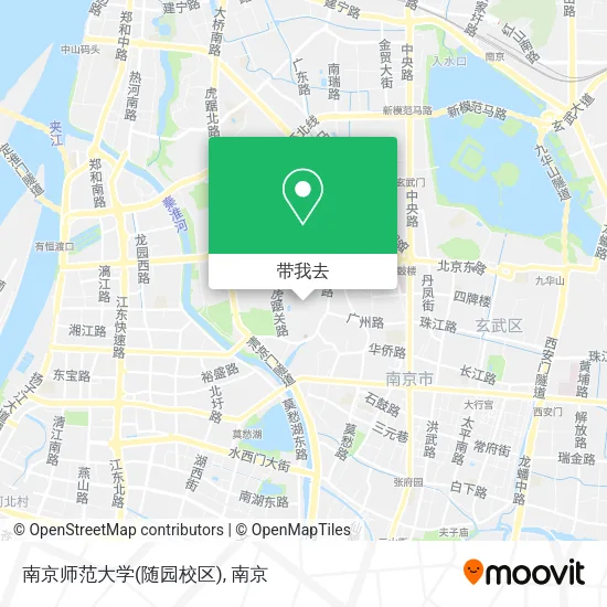 南京师范大学(随园校区)地图